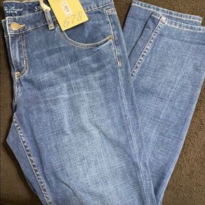 Denim straight lines Jeans
